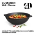 Gusseisen tatarischer Kazan Wok 4L Brizoll ohne Deckel