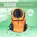 Rucksack-Tragetasche für Hunde & Katzen bis 8  kg – Verstellbare Gurte & Hüftgurt – 36×44×22 cm