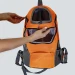 Rucksack-Tragetasche für Hunde & Katzen bis 8  kg – Verstellbare Gurte & Hüftgurt – 36×44×22 cm