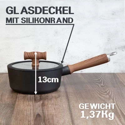 Kasserolle TIBET Serie Aluminiumguss, Ø 18 cm, 18 x 8 cm, 1374 g