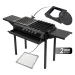 KVOTA PROFI Holzkohlegrill Mangal 2 mm Stahl, 2 Grillroste,Ofenaufsatz