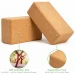 Yogablock aus Kork 2-er Set je 22,5 x15 x7 cm