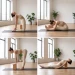Yogablock aus Kork 2-er Set je 22,5 x15 x7 cm