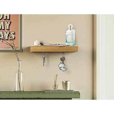 Schlüsselbrett mit Ablage Schlüsselhalter Magnetisch für Flur moderne Deko