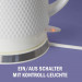 Elektrischer Keramik Wasserkocher, Teekessel 1,5 L,1500W,Noppen-Design