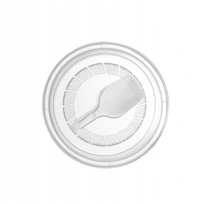 EINWEG Deckel mit Löffel 95mm aus Plastik, SET 50St