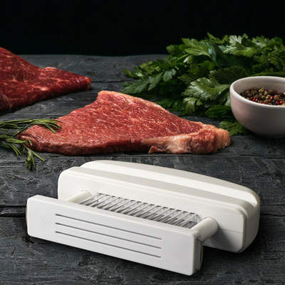 Steaker Fleischstecher Fleischzartmacher für Steak Grill Marinieren 