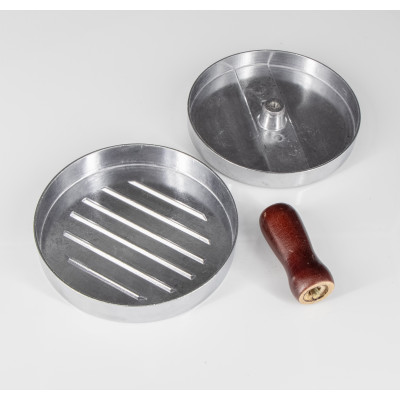 Burgerpresse Patties-Former Aluminium Hamburger Burger Veggie Antihaftbeschichtung 11,8x8 cm