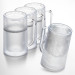 4-er Set Bierkrug mit Kühlgel 0,33 L ,Kühlbecher Getränkekühler schnelle Kühlung Bier