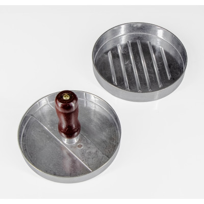 Burgerpresse Patties-Former Aluminium Hamburger Burger Veggie Antihaftbeschichtung 11,8x8 cm