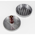 Burgerpresse Patties-Former Aluminium Hamburger Burger Veggie Antihaftbeschichtung 11,8x8 cm