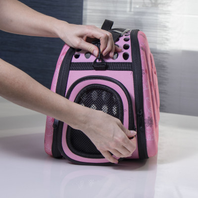 Transporttasche, Tragetasche für Tiere: Katzen, kleine Hunde und andere Haustiere. Atmungsaktiv