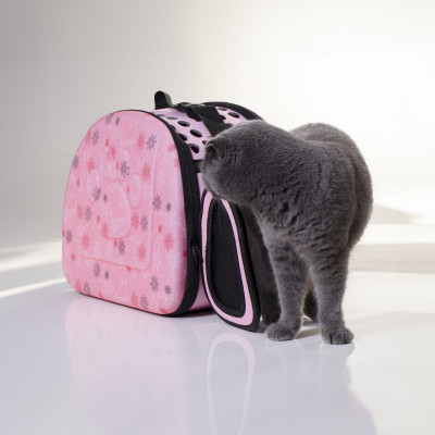 Transporttasche, Tragetasche für Tiere: Katzen, kleine Hunde und andere Haustiere. Atmungsaktiv