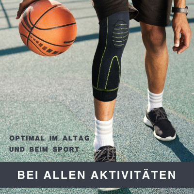 Kniestütze Kniebandage Knieschoner Kniegelenkbandage atmungsaktives Gewebe 1 St
