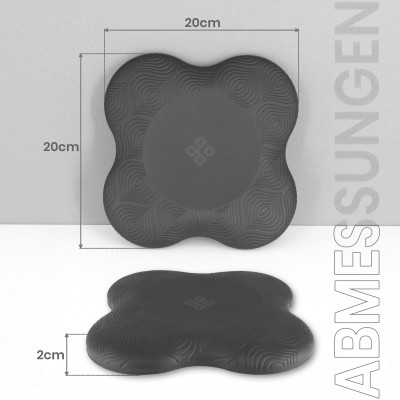 Matte Kissen Knieschoner Hand- Elenbogengelenke Yoga Sport Fitness 2er Set je 20x20cm
