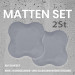 Matte Kissen Knieschoner Hand- Elenbogengelenke Yoga Sport Fitness 2er Set je 20x20cm