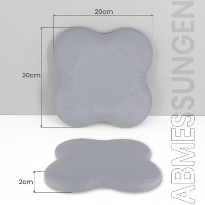 Matte Kissen Knieschoner Hand- Elenbogengelenke Yoga Sport Fitness 2er Set je 20x20cm