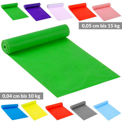 Fitnessband 2er Set Gymnastikband Terraband Widerstandsband für Sport und Reha