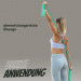 Fitnessband 2er Set Gymnastikband Terraband Widerstandsband für Sport und Reha