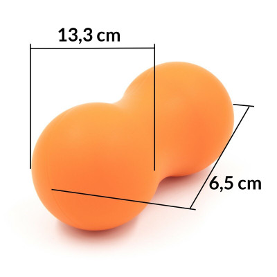 Doppelball, Massageball, Duoball, Massagerolle,Trainingsgerät, Triggerball