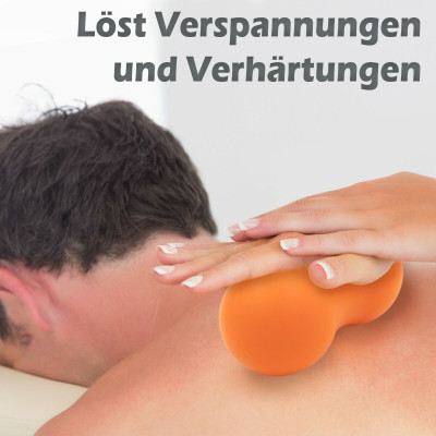Doppelball, Massageball, Duoball, Massagerolle,Trainingsgerät, Triggerball
