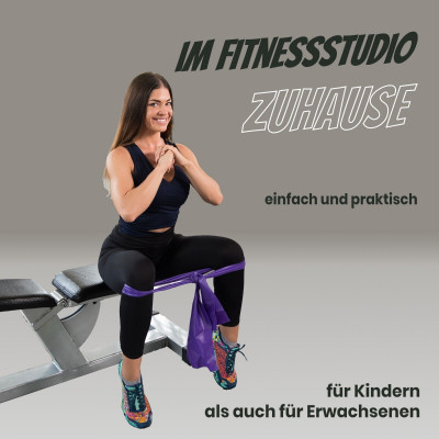 Fitnessband 2er Set Gymnastikband Terraband Widerstandsband für Sport und Reha