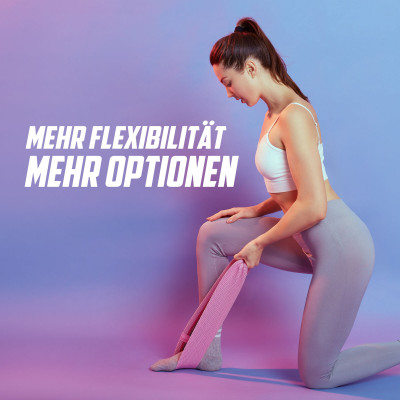 Fitnessbänder 3er Set Expander Sportband Gymnastikband Widerstandsschlaufenband