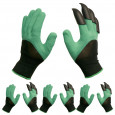Gartenhandschuhe mit Krallen, Arbeitshandschuhe, Einheitsgröße, 4 Paar, Graben