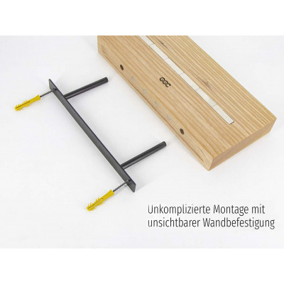 Schlüsselbrett mit Ablage Schlüsselhalter Magnetisch für Flur moderne Deko